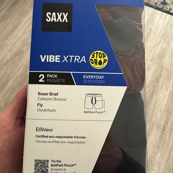 SAXX Vibe Xtra Boxer Briefs 2-Pack - Picture 1 of 2